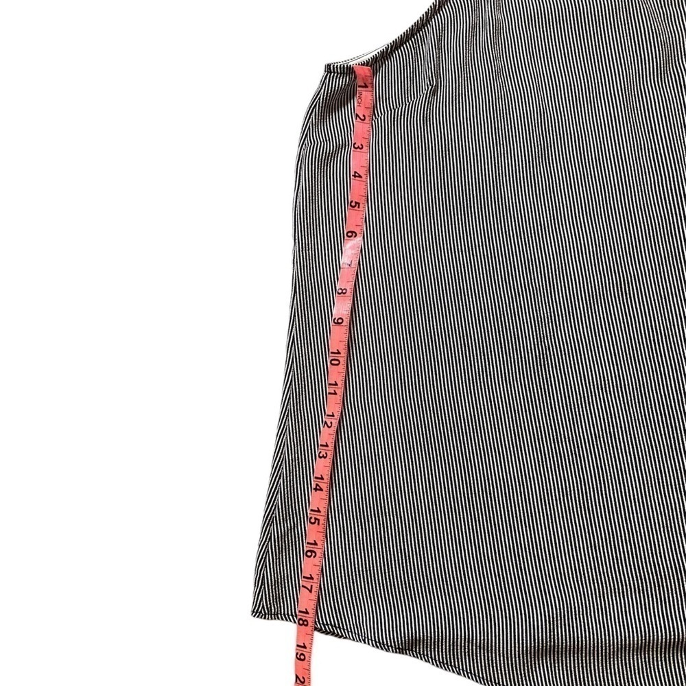 Libian Top Black And White Lines Size 2X - Picture 3 of 4